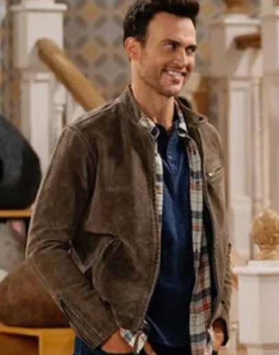 Call Me Kat Cheyenne Jackson (Max) Suede Jacket