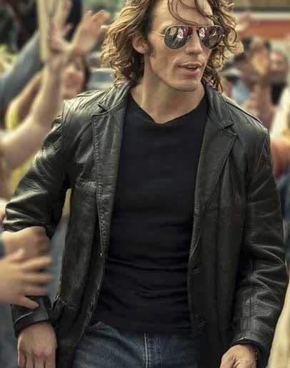 Daisy Jones & The Six Sam Claflin (Billy Dunne) Leather Blazer