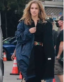 Daisy Jones & The Six Suki Waterhouse (Karen Sirko) Blue Coat
