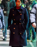 Luther The Fallen Sun Cynthia Erivo Wool Coat