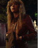 Poker Face Natasha Lyonne Brown Leather Jacket