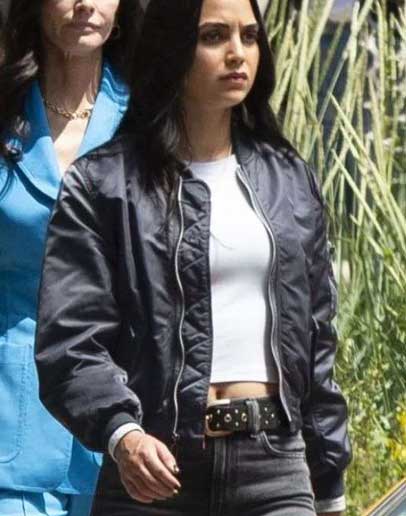 Scream 6 Melissa Barrera (Sam Carpenter) Satin Jacket