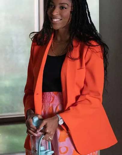 Shrinking Jessica Williams (Gaby) Cotton Blazer