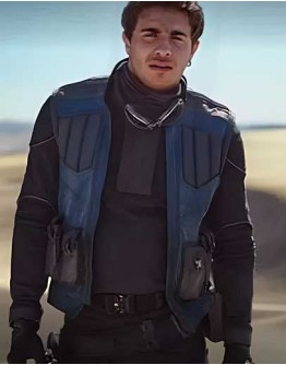 The Mandalorian Jake Cannavale (Toro Calican) Leather Vest