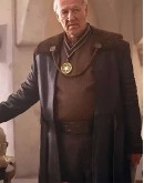 The Mandalorian Werner Herzog Shearling Leather Coat The Mandalorian Werner Herzog Shearling Leather Coat