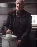 The Mandalorian Werner Herzog Shearling Leather Coat The Mandalorian Werner Herzog Shearling Leather Coat