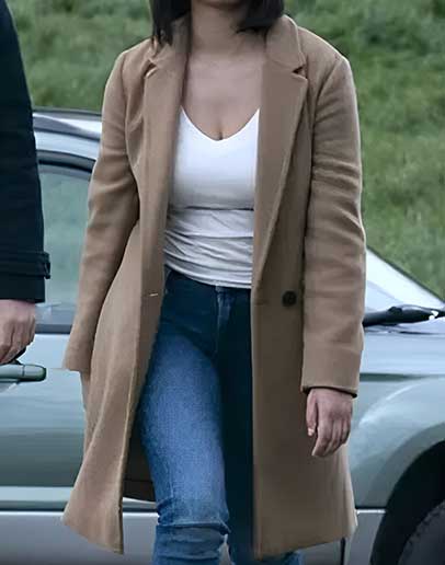 The Night Agent Luciane Buchanan Wool Coat