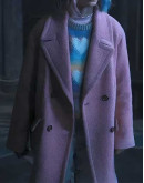 Wednesday Emma Myers (Enid Sinclair) Wool Coat