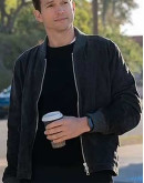 Your Place or Mine Ashton Kutcher Suede Leather Jacket