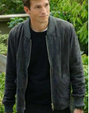 Your Place or Mine Ashton Kutcher Suede Leather Jacket
