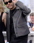 The Idol 2023 The Weeknd Leather Jacket Product Attribute: