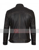 Claude Men's Dark Brown Vintage Jacket