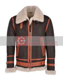 Men’s Flying Aviator Shearling Bomber Jacket