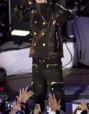 Justin Bieber 2021 Christmas Leather Costume Jacket