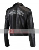 Newyork Yankees Black Biker Jacket