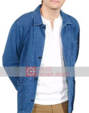 Your Place Or Mine Ashton Kutcher (Peter Coleman) Blue Jacket