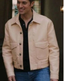Lucas Bravo Emily in Paris (Gabriel) Beige Jacket