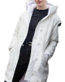 Fair Play Phoebe Dynevor White Hooded Jacket