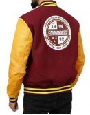 Washington Commanders Letterman Maroon Jacket Washington Commanders Letterman Maroon Jacket