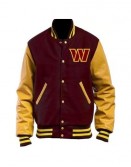 Washington Commanders Letterman Maroon Jacket Washington Commanders Letterman Maroon Jacket
