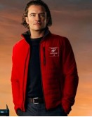 Gran Turismo Orlando Bloom Red Puffer Jacket