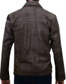 Mortal Kombat X Jason Distressed Leather Jacket