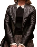 Only Murders in the Building Jan Bellows Leather Jacket