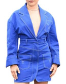Oppenheimer Florence Pugh Event Blue Coat