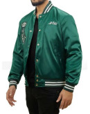 Platonic 2023 Seth Rogen Green Varsity Jacket