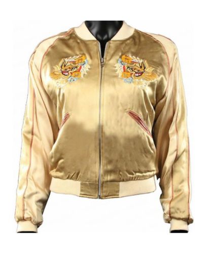 Tomb Raider Alicia Vikander Satin Jacket