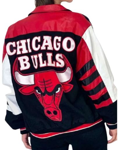 Vintage Chicago Bulls Leather Jacket