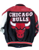 Vintage Chicago Bulls Leather Jacket