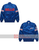 Buffalo Bills 90s Starter Blue Satin Jacket