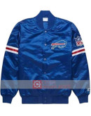 Buffalo Bills 90s Starter Blue Satin Jacket