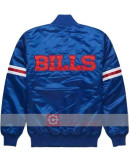 Buffalo Bills 90s Starter Blue Satin Jacket