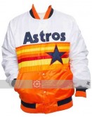 Houston Astros Starter Vintage Bomber Satin Jacket