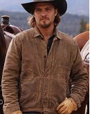 Yellowstone (Luke Grimes) Kayce Dutton Brown Leather Jacket   