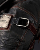 Cyberpunk 2077 Placide Belted Leather Coat