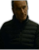 The Killer 2023 Michael Fassbender Black Puffer Vest