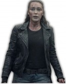 The Walking Dead Alycia Debnam Black Leather Jacket