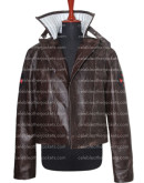 X-Men Rogue Brown Leather Jacket