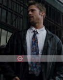 Se7en Brad Pitt (David Mills) Trench Leather Coat