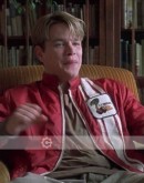 Good Will Hunting Matt Damon (Will) Red Cobra Jacket