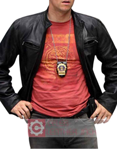 The Other Guys Mark Wahlberg Leather Jacket