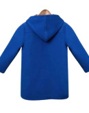 Toggle Duffle Paddington Bear Blue Wool Coat