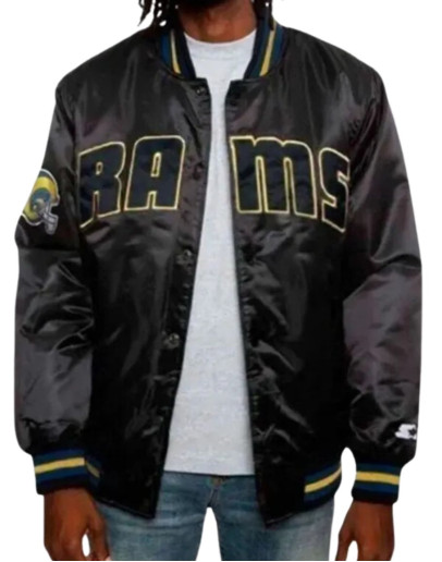 Rams Snoop Dogg Los Angeles Blue Satin Jacket