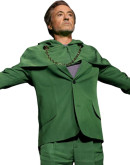 Avengers Doomsday Robert Downey Green Blazer