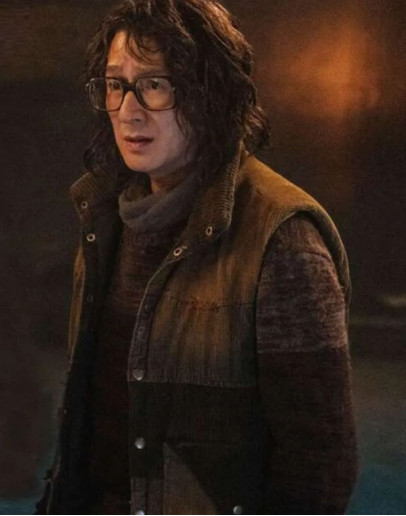 The Electric State Dr. Amherst (Ke Huy Quan) Brown Vest