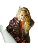 Adele Easy On Me Oxblood Trench Leather Coat
