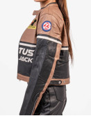 Cactus Jack Brown Leather Jacket Cactus Jack Brown Leather Jacket